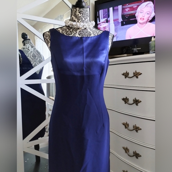 Beautiful Blue Alberto Makali Sheath Dress - Picture 8 of 12